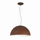 Lamp bicolor suspensie staal, Ø50xh.25xL.cavo100cm Grace Viadurini
