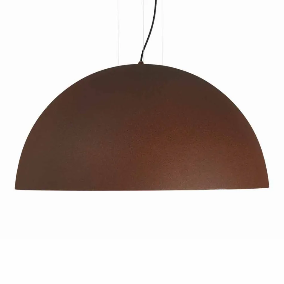 Lamp bicolor suspensie staal, Ø50xh.25xL.cavo100cm Grace Viadurini