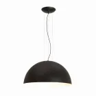 Lamp bicolor suspensie staal, Ø50xh.25xL.cavo100cm Grace Viadurini
