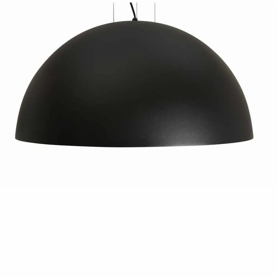 Lamp bicolor suspensie staal, Ø50xh.25xL.cavo100cm Grace Viadurini