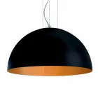 Lamp bicolor suspensie staal, Ø50xh.25xL.cavo100cm Grace Viadurini