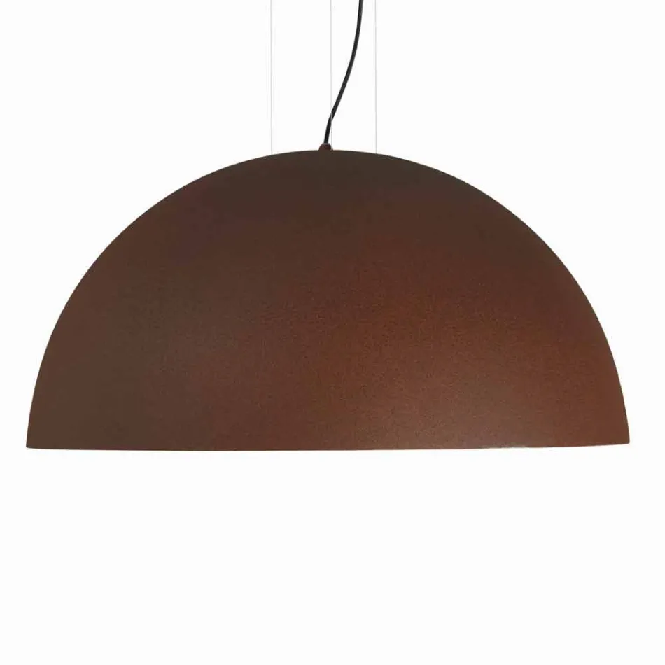 Lamp bicolor suspensie staal, Ø60xh.30xL.cavo100cm, Tara Viadurini