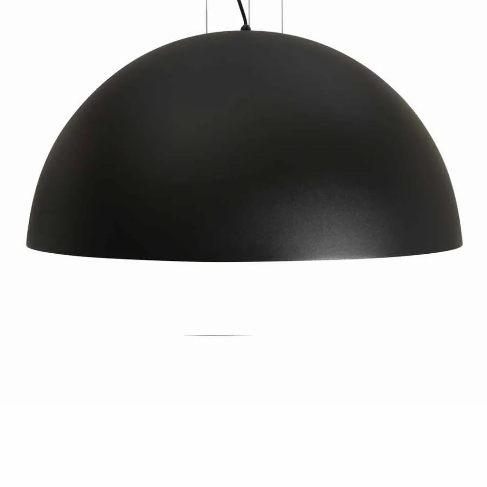 Lamp bicolor suspensie staal, Ø60xh.30xL.cavo100cm, Tara Viadurini
