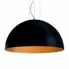 Lamp bicolor suspensie staal, Ø60xh.30xL.cavo100cm, Tara Viadurini