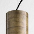 Lamp cilindrische suspensie Ø4 zonnebloemen Il Fanale Viadurini