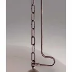 Hanglamp zelfkant messing en wit glas Viadurini