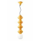 Hanglamp met 4 elementen in keramiek en glas Made in Italy - Capocabana Viadurini
