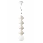 Hanglamp met 4 elementen in keramiek en glas Made in Italy - Capocabana Viadurini