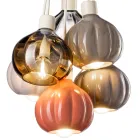 Hanglamp met 6 elementen in keramiek en glas Made in Italy - Afoxe Viadurini