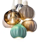 Hanglamp met 6 elementen in keramiek en glas Made in Italy - Afoxe Viadurini