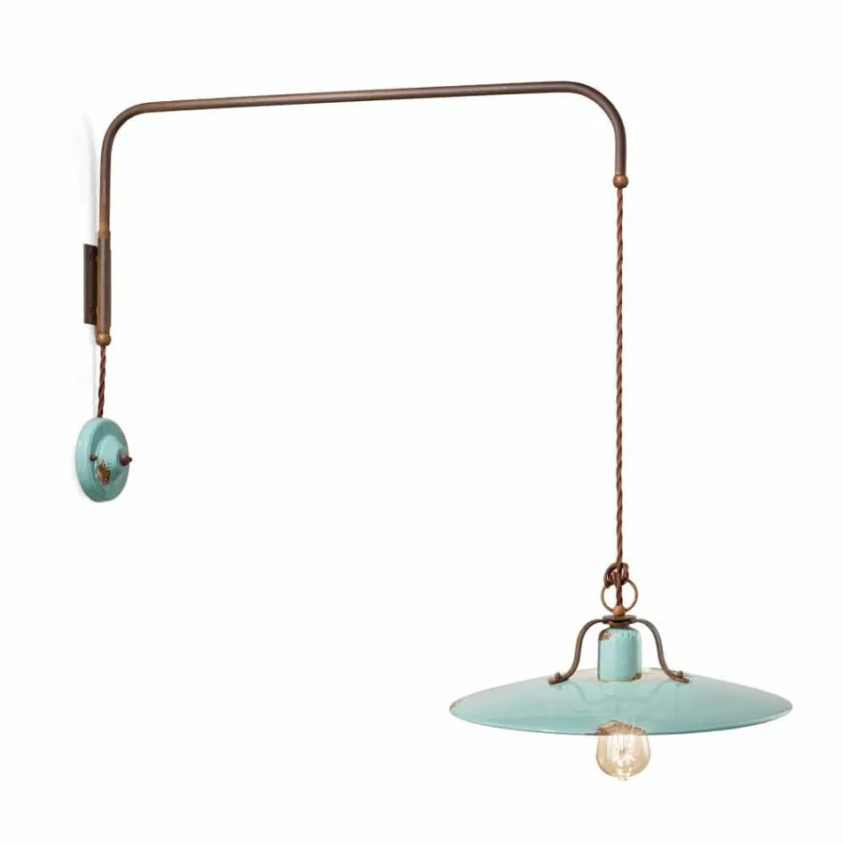 Hanglamp met directionele arm Sally landelijke stijl Viadurini