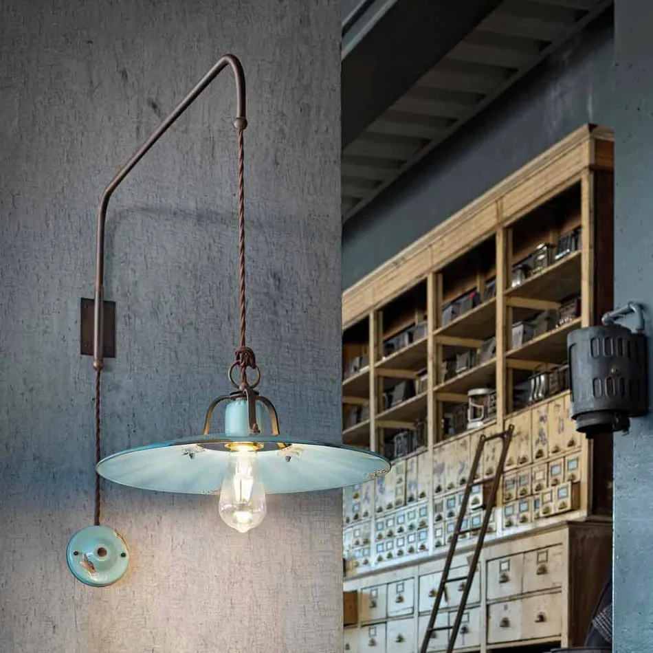 Hanglamp met directionele arm Sally landelijke stijl Viadurini