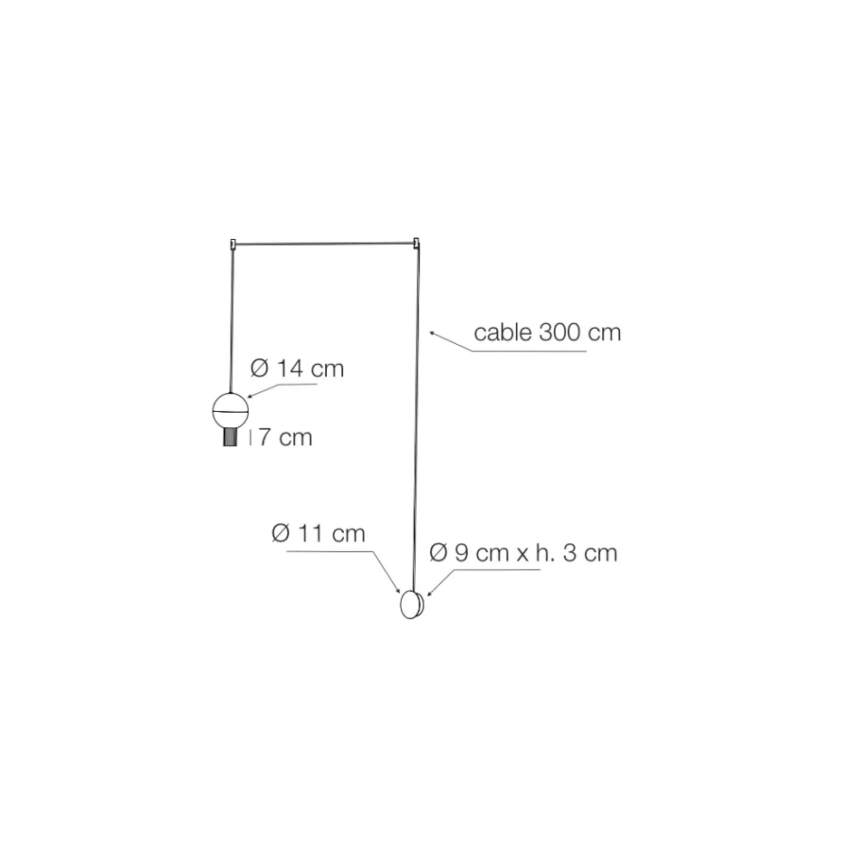 Hanglamp met Canneté glazen cilinders gemaakt in Italië - Oris Viadurini