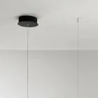 Hanglamp met verwijderbaar inzetstuk in gegranuleerd glas - Catalpa Viadurini
