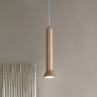 Hanglamp met metalen frame en verstelbare kabels - berken Viadurini