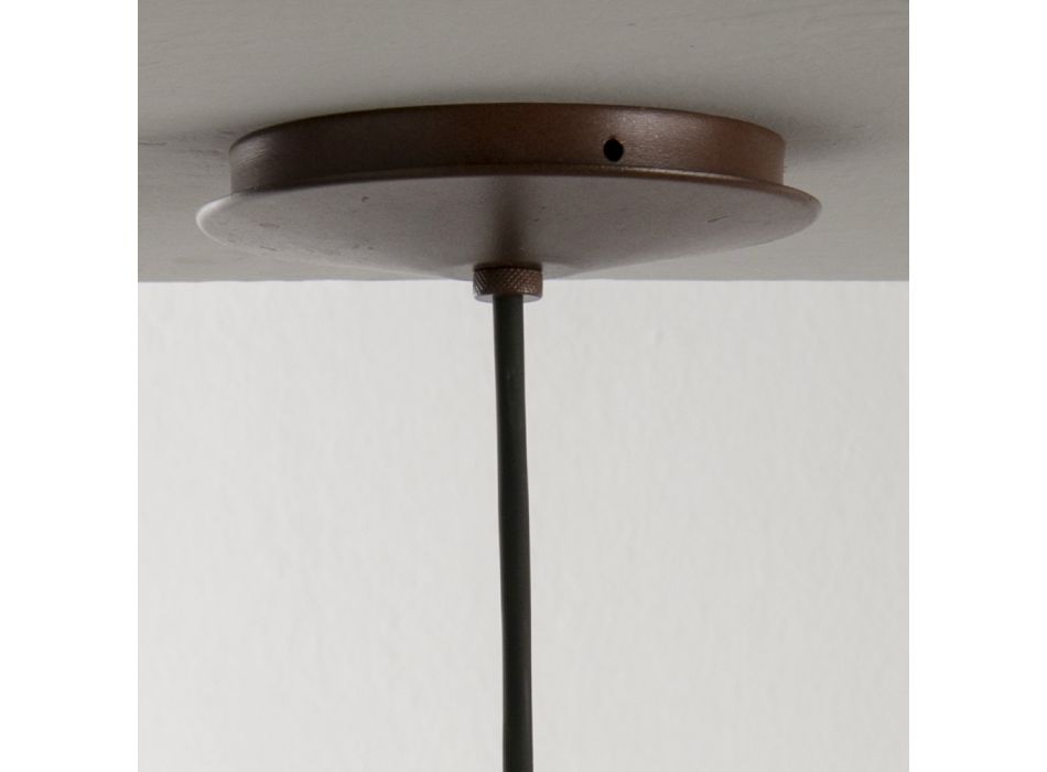 Hanglamp met polyester lampenkap Made in Italy - Toscot Junction Viadurini
