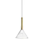 Hanglamp met glas in verschillende vormen Made in Italy - Sintonia Viadurini