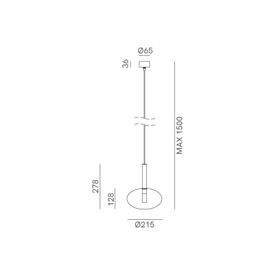 Hanglamp met glas in verschillende vormen Made in Italy - Sintonia Viadurini