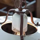 Lamp land schorsing van keramiek en metaal Sara Ferroluce Viadurini