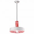 Hanglamp in retrostijl in gekleurd keramiek - Ferroluce Pi