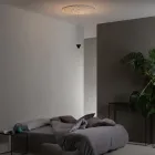 Hanglamp Design Wit Gips en Zwart Aluminium 1 Kegel - Tesera Viadurini