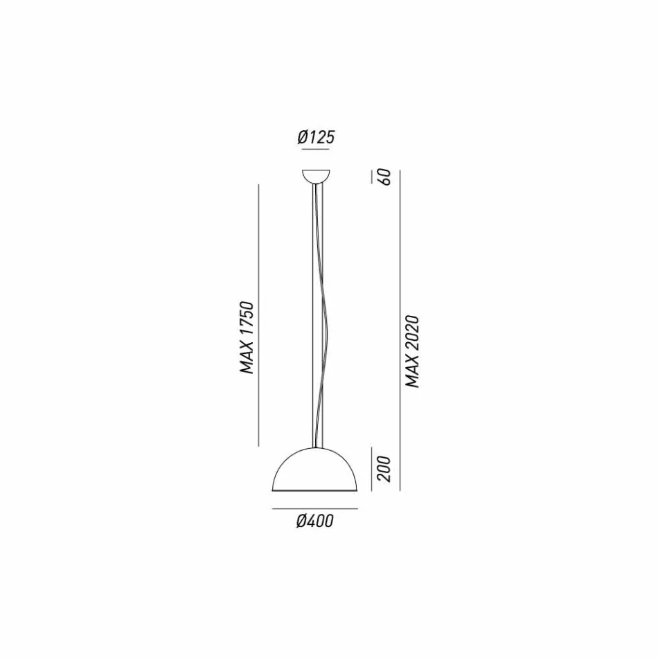 Lamp rustieke uitstraling Ø40 cm Galileo Il Fanale Viadurini