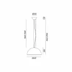 Lamp rustieke uitstraling Ø 60 cm Galileo Il Fanale Viadurini