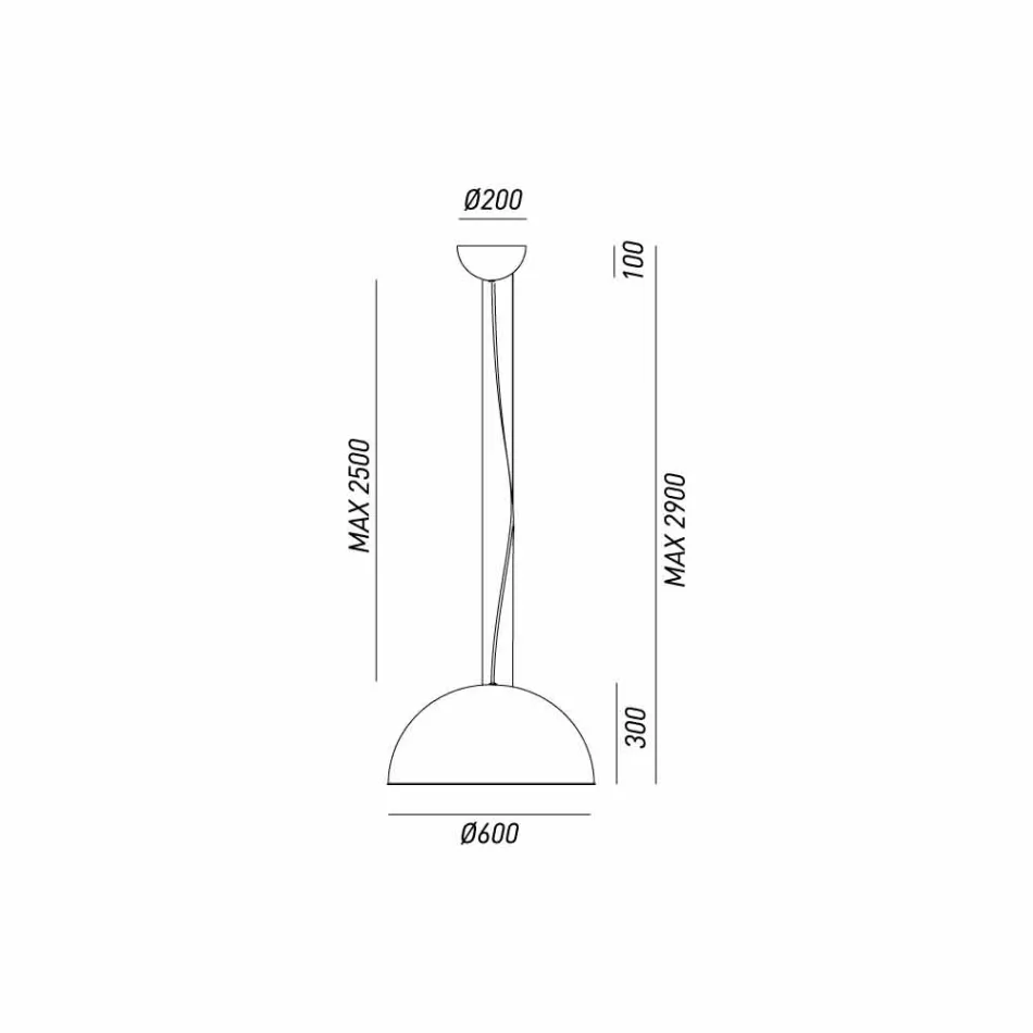 Lamp rustieke uitstraling Ø 60 cm Galileo Il Fanale Viadurini