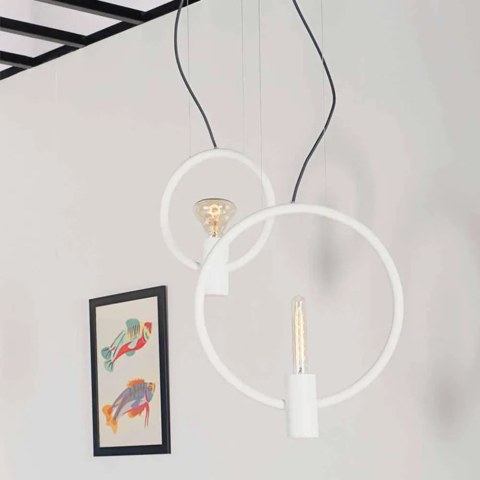 Design hanglamp in staal Made in Italy - Delizia Viadurini