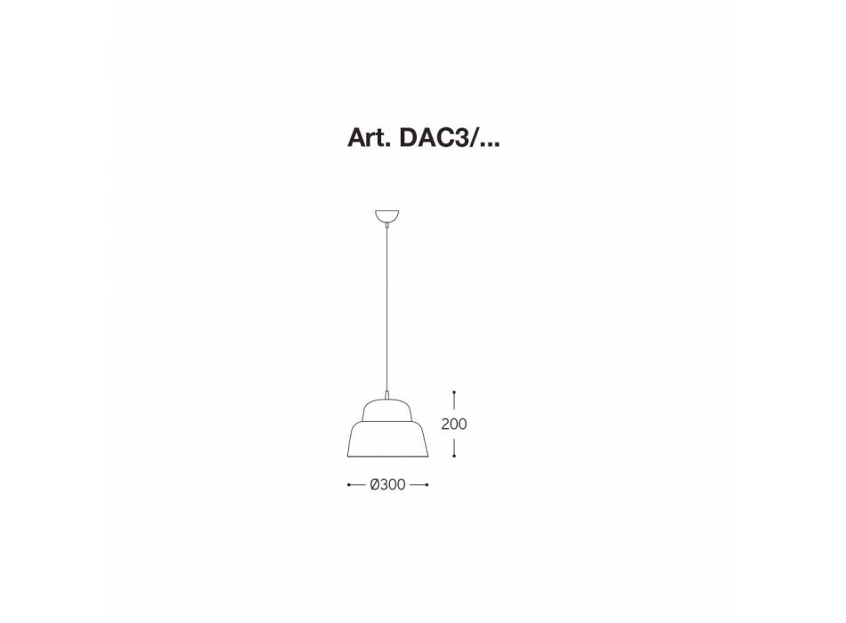 Design hanglamp in aluminium - Cappadocia Aldo Bernardi Viadurini