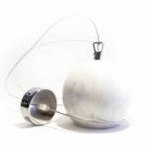 Design hanglamp in wit Carrara-marmer Made in Italy - Panda Viadurini