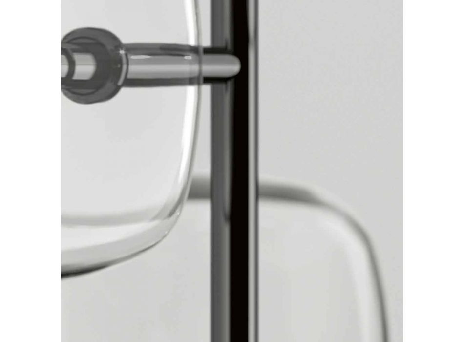 Design hanglamp in glanzend metaal Made in Italy - Donatina Viadurini