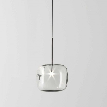 Design hanglamp in glanzend metaal Made in Italy - Donatina Viadurini