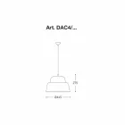 Moderne aluminium hanglamp - Cappadocia Aldo Bernardi Viadurini