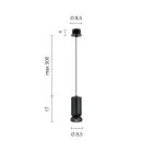 Hanglamp van gepoedercoat aluminium en verstelbare kabel - Buxus Viadurini