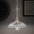 Handgemaakte keramische hanglamp met Passanastri - Napels Viadurini