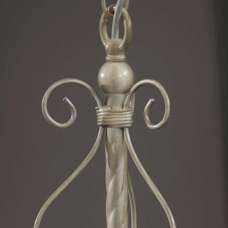 Handgemaakte keramische hanglamp met Passanastri - Napels Viadurini