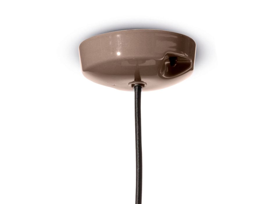 Keramische hanglamp met 2 afwerkingen Made in Italy - Afoxe Viadurini