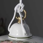 Handgemaakte keramische hanglamp met Passanastri - Napels Viadurini