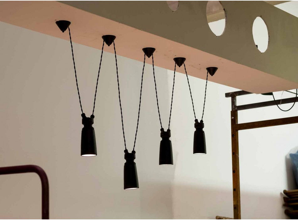 Keramische hanglamp voor Battersea - Toscaanse compositie Viadurini