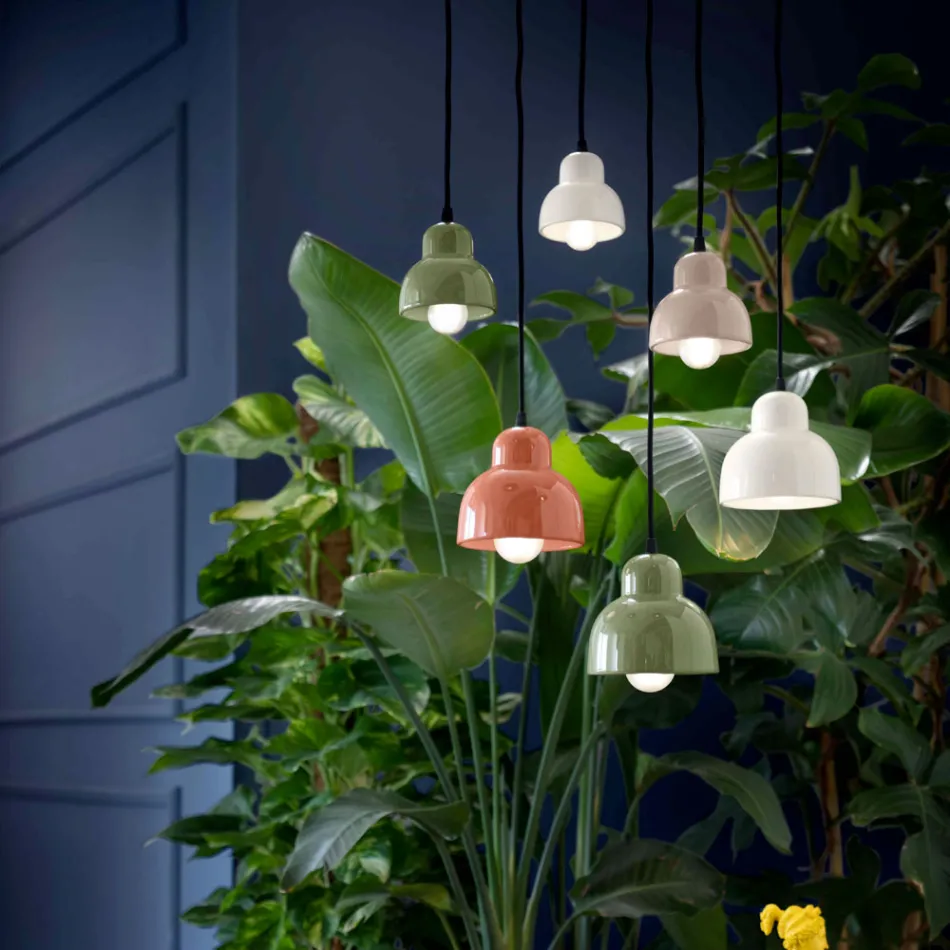 Hanglamp in verschillende afwerkingen en maten Made in Italy - Berimbau Viadurini