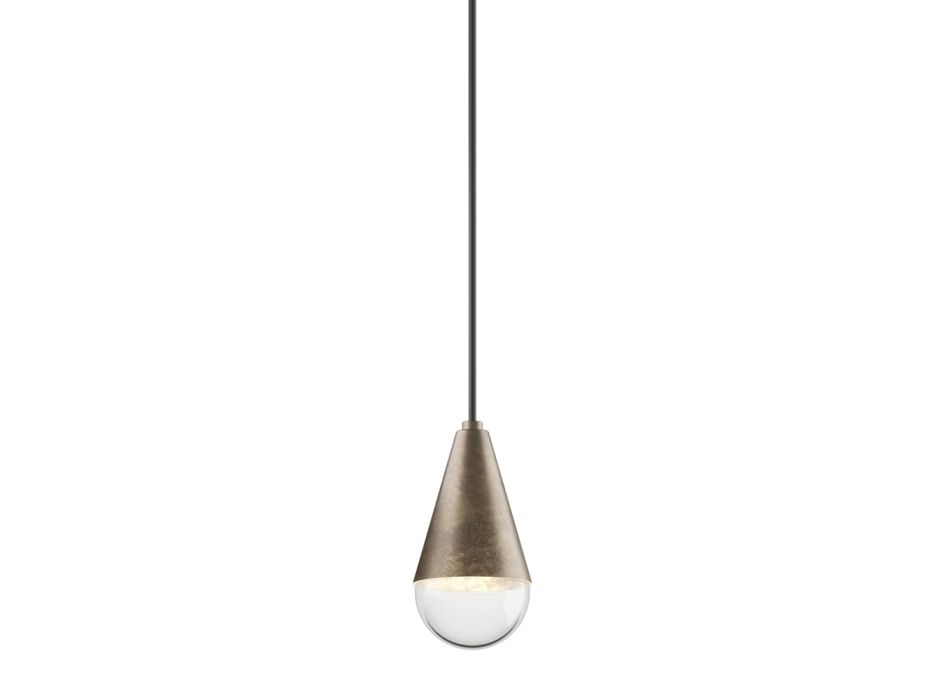 Hanglamp van ijzer en glas Made in Italy - Bewolkt Viadurini