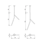 Hanglamp in massief hout in verschillende afwerkingen Made in Italy - Orlov Viadurini