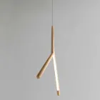 Hanglamp in massief hout in verschillende afwerkingen Made in Italy - Orlov Viadurini