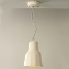 Hanglamp in Toscaanse Majolica Handgemaakt in Italië - Toscot Rossi Viadurini