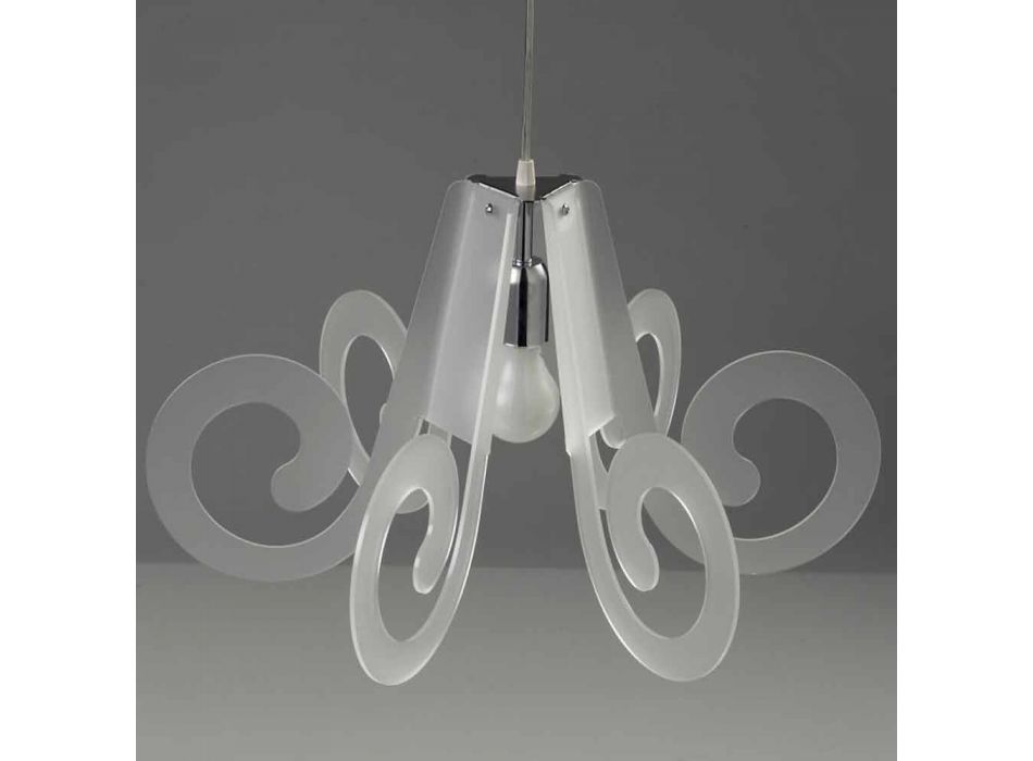 Opknoping lamp in modern design methacrylaat diam. 55cm Livia Viadurini