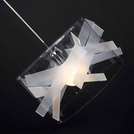 Hanglamp modern methacrylaat, diameter 40 cm, Nicla Viadurini