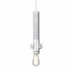 Hanglamp in wit, antraciet of goud metaal 2 maten - Meccasmo Viadurini