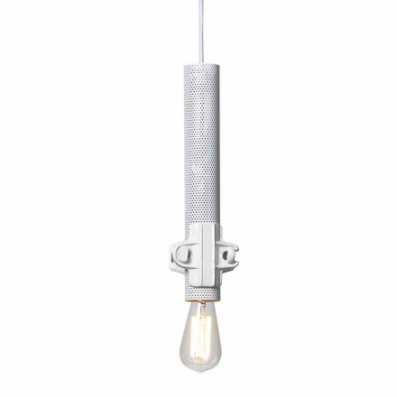 Hanglamp in wit, antraciet of goud metaal 2 maten - Meccasmo Viadurini