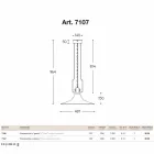 Hanglamp in messing en koper Molen haak Viadurini